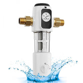 Spin Down Filter, 40 Micron Whole House Sediment Filter for Well Water, 3/4" MNPT, 4 T/H High Flow Rate, for Whole House Water Filtration Systems, Well Water Sediment Filter
